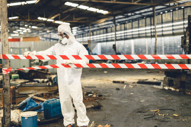 Professional Infectious Disease Decontamination technician working in Elk, WA